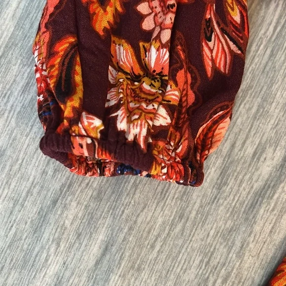 Old Navy Floral Blouse Long Sleeve - Picture 4 of 5